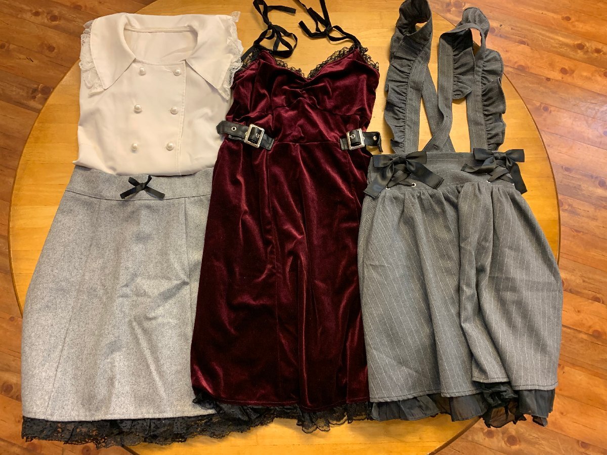 ▽ Ank Rouge アンクルージュ 4点セット ブラウス ワンピース スカート フリル 姫系 ロリータ系 サイズM拍卖