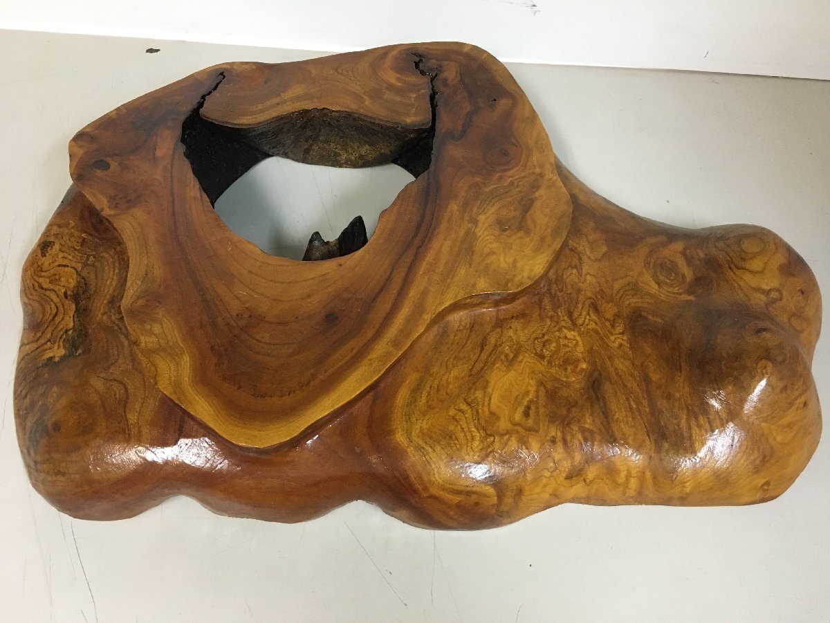 A4314 木製 飾り台 花台 台座 盆栽台 工芸品 木工芸 インテリア コレクション レトロ拍卖