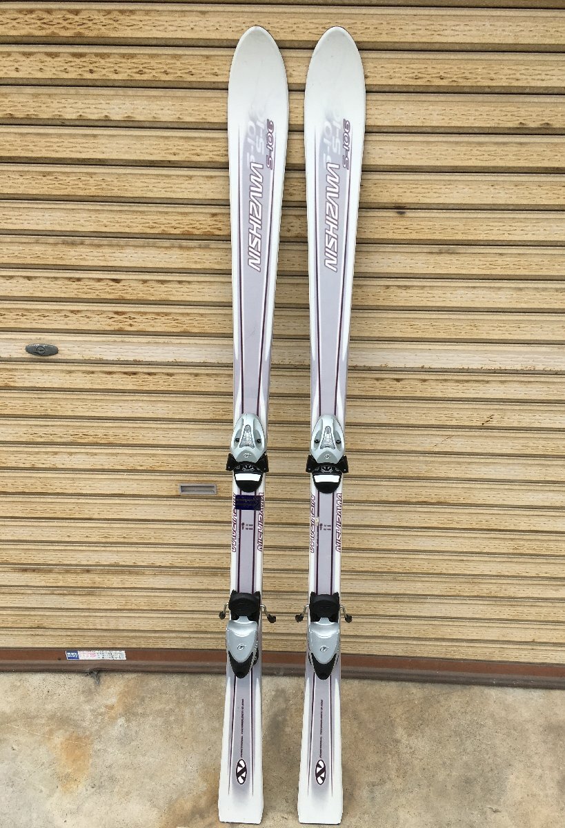 A675 スキー板 NISHIZAWA ニシザワ S-106 FUNCTIONAL TECHNOLOGY 156㎝ ビンディング付拍卖