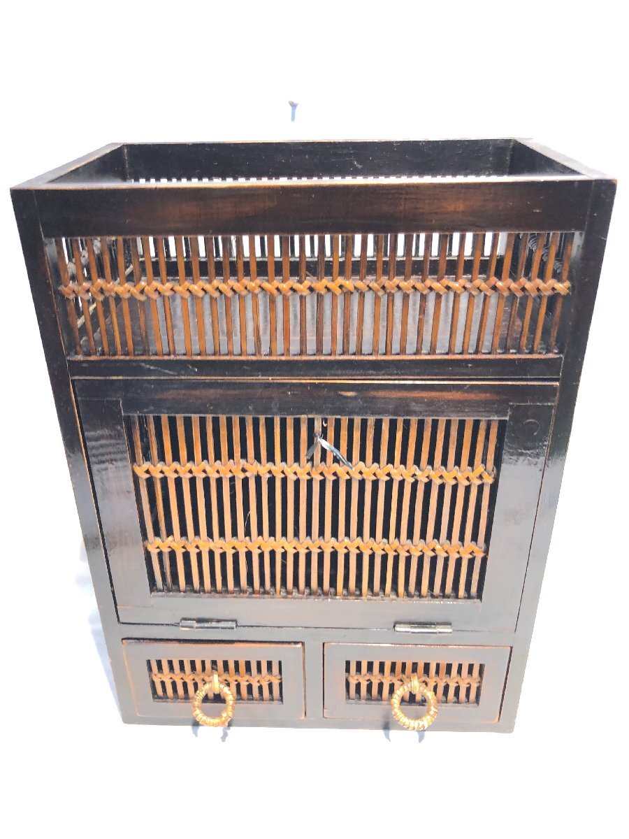 ■■330■飾り棚 和家具 小物入れ アジアン家具 レトロ 引き出し拍卖