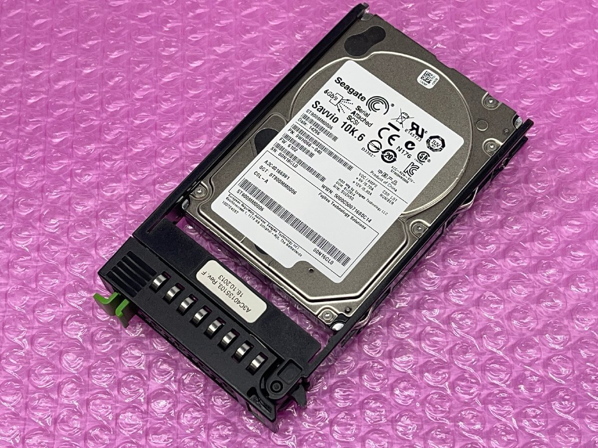 ★FUJITSU 2.5inch SAS 900GB HDD★Seagate ST900MM006★A3C40166991★0711-I拍卖