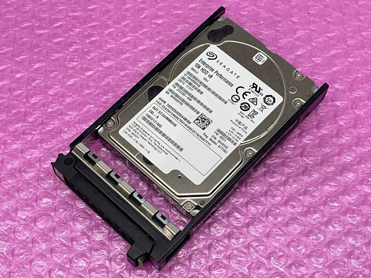 ★FUJITSU PRIMERGY Mシリーズ対応 2.5inch SAS 300GB HDD★Seagate ST300MM0048★10602131400★0711-I拍卖