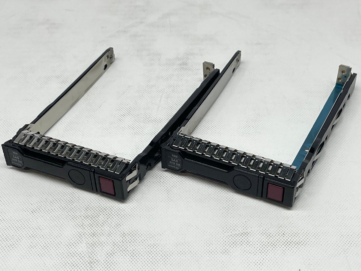 ★HP ProLiant Gen8 Gen9用HDDマウンタ トレイキャディー★ラベル10k SAS 300GB 653955★ネジ付属★2.5inch 2本セット★651687-001★0207-I拍卖