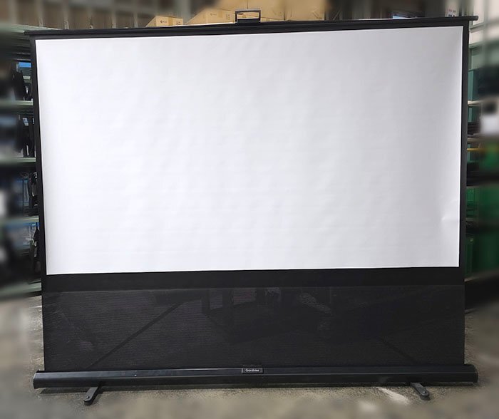 ■KIKUCHI キクチ科学研究所 GRANDVIEW GFP-100HDW 床置き 自立 液晶プロジェクタ用スクリーン 100インチ 16:9 直接引き渡し 1031-S拍卖