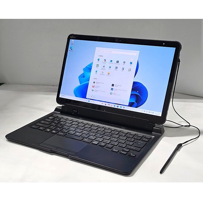■訳あり1円~ 富士通 ARROWS Tab Q7311/FB i5-1145G7 メモリ8GB SSD128GB 13.3型FHDタッチ液晶 ペン付属 Win11pro ACアダプタ付 1104-S拍卖