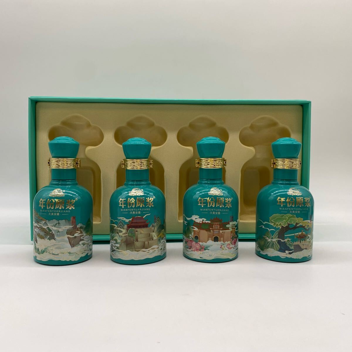 $【売り切り】中国白酒 年原 大美安徽 125ml 52% 4本セット拍卖