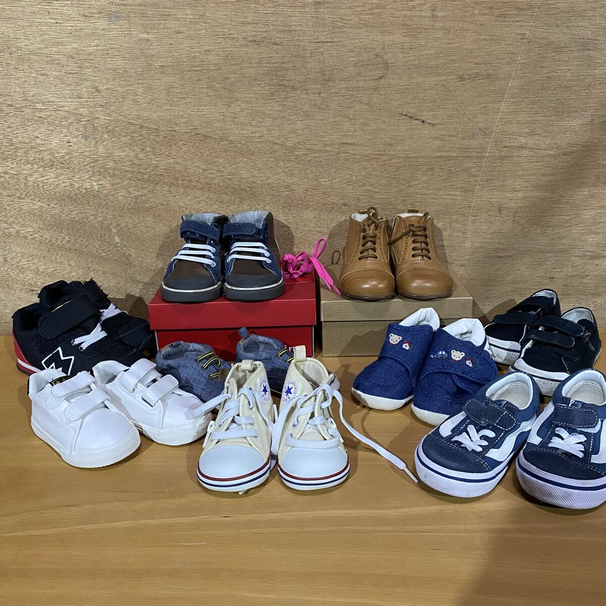 ◎【売り切り】子供靴 9足まとめ売り!converse VANS H&M ポロラルフローレン など 現状品拍卖