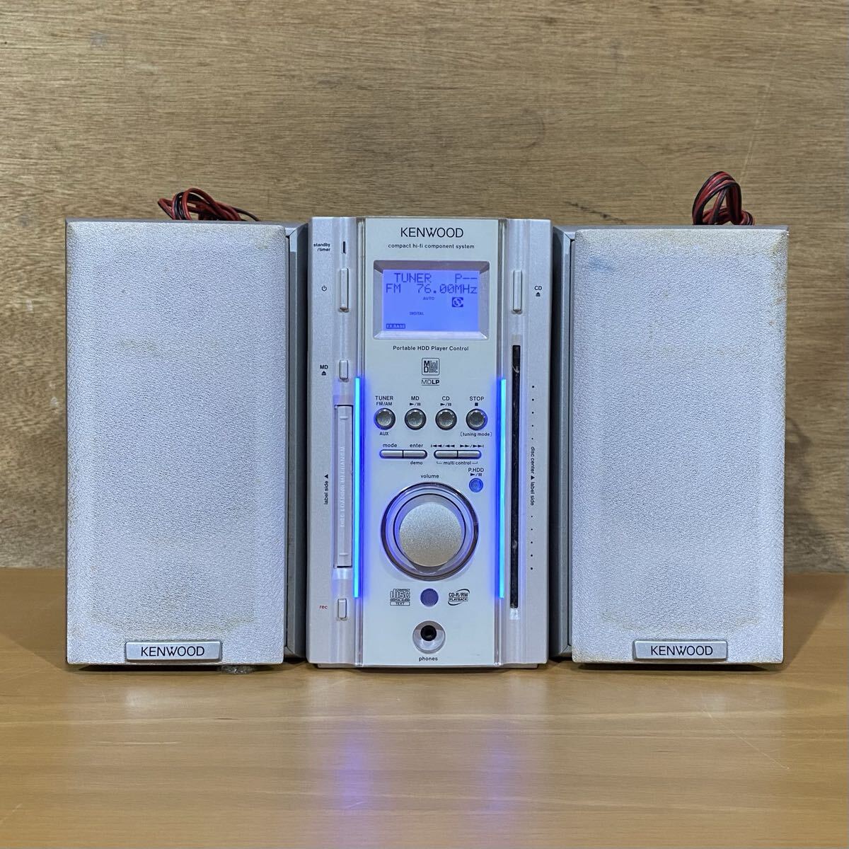 ■【売り切り】KENWOOD/ケンウッド ミニコンポ RD-ESA5MD 2006年製 ※現状品拍卖