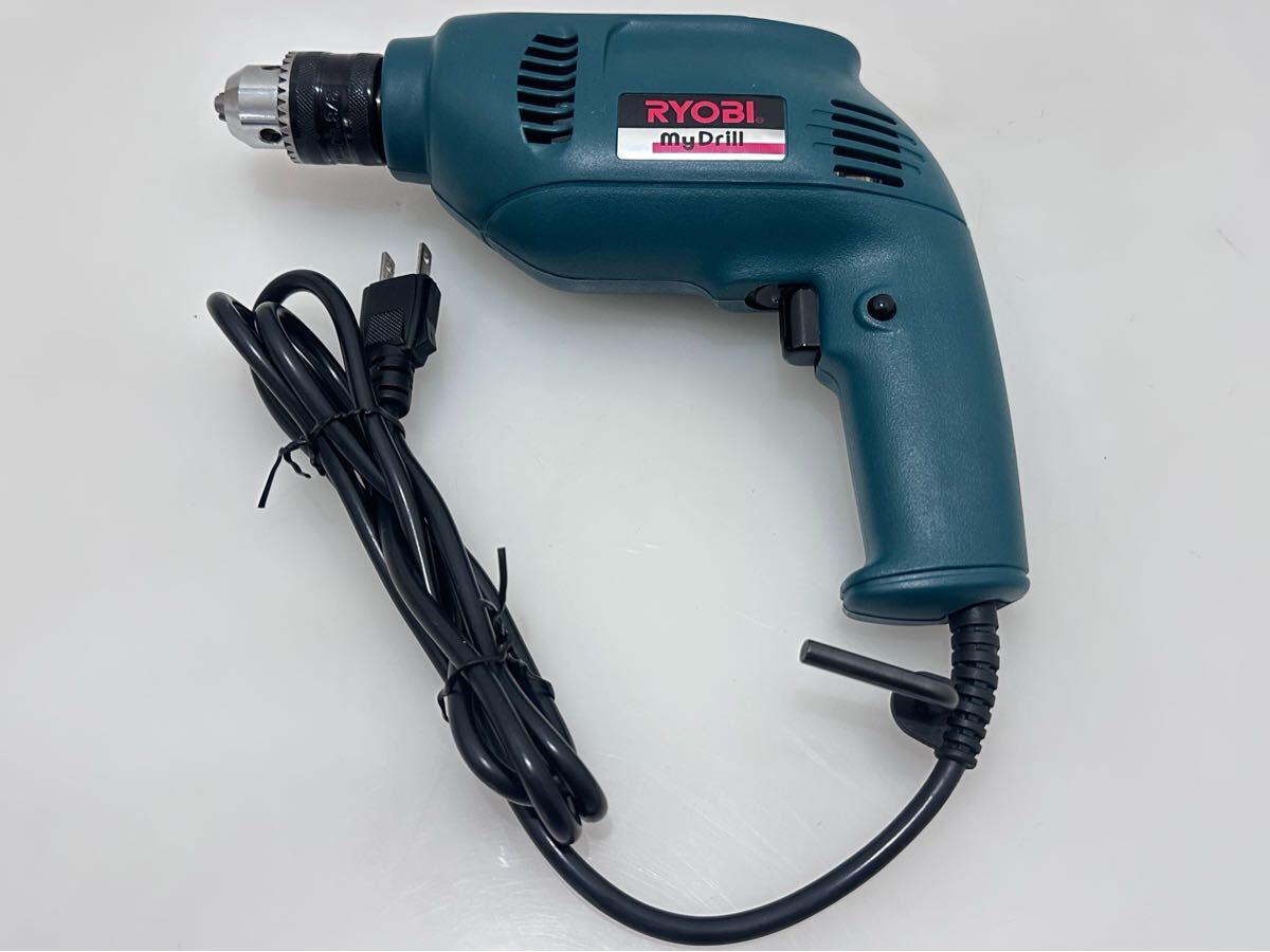 D(1111t3) RYOBI リョービ マイドリル MD-11 電気ドリル 3/8”(10mm) 3/8”-24UNF 電動ドリル 本体 工具 電動工具 電気工具 ★通電OK拍卖