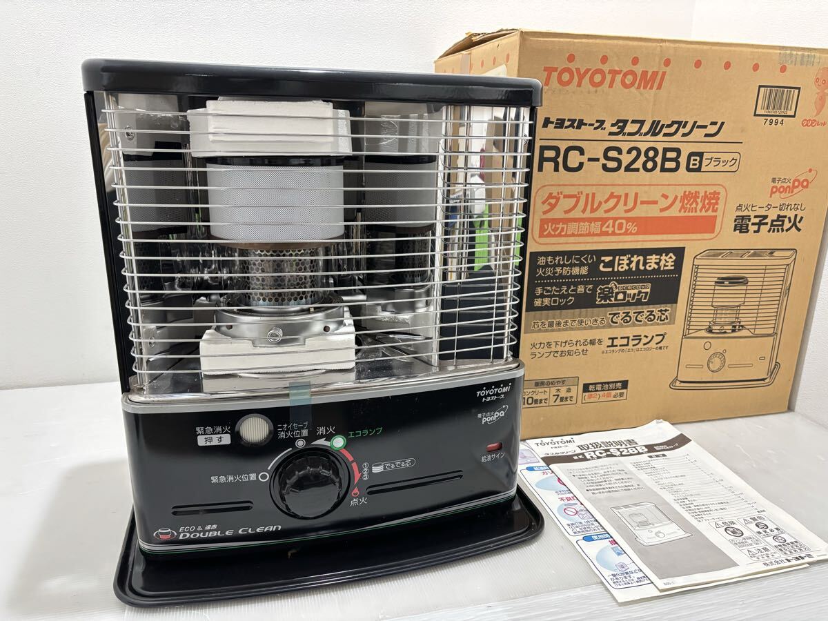 D田(1112w3) TOYOTOMI トヨトミ トヨストーブ ダブルクリーン こぼれま栓 石油ストーブ RC-S28B 2011年製 ★動作未確認拍卖