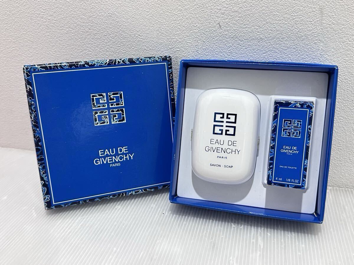 D(1120t15) ★未使用/未開封★ EAU DE GIVENCHY オーデ ジバンシイ サボン ソープ 100g オーデトワレ サンプル 4ml ※長期保管品拍卖