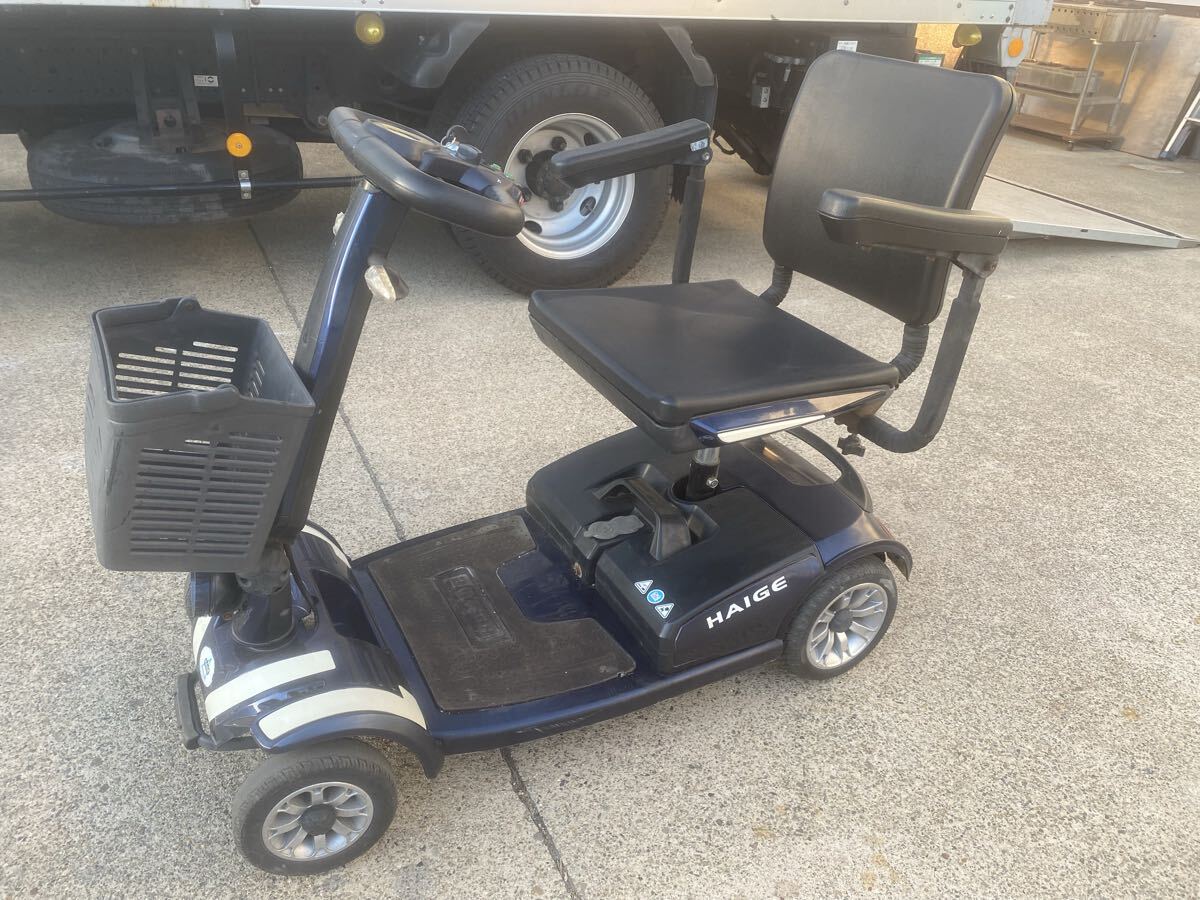 (1122u4)セニアカー HAIGE ハイガー 電動カート シニアカー 電動車いす 走行可能 説明文要確認 一宮市 引取歓迎拍卖