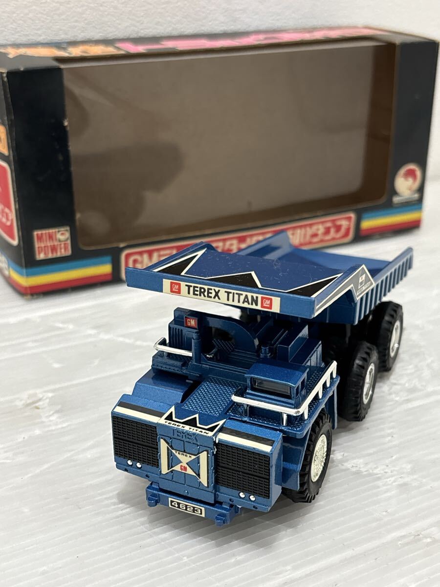 D田(1119w2) SHINSEI シンセイ 爆走トラック群団 GMテレックス タイタン 350t ダンプ 1/132スケール 638 車 玩具拍卖