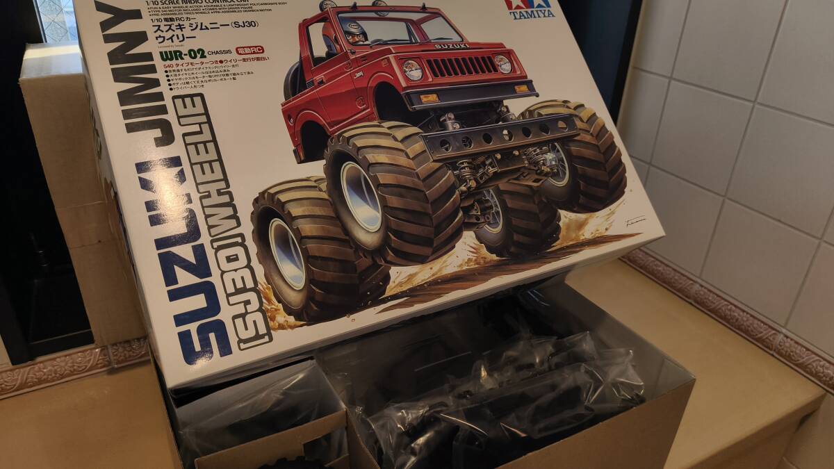 【希少】 1/10RC スズキ ジムニー (SJ30) ウイリー (WR-02シャーシ)【美品】 拍卖