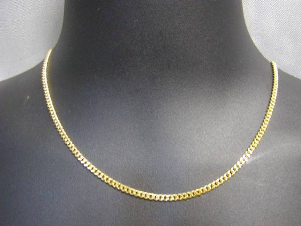 喜平ネックレス!K18GP!2mm×40cm 拍卖