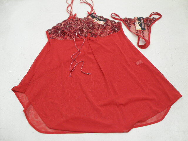 BEAUTY'S LOVE!キャミソール!Tバック!F(赤-4)拍卖