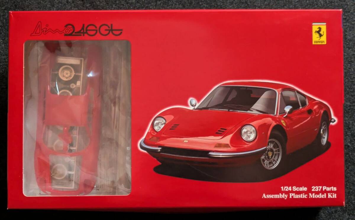 【未組立】フジミ 1/24 フェラーリ ディノ 246GT 前期型 エンスージアストモデル No.37 Ferrari Dino ディーノ拍卖