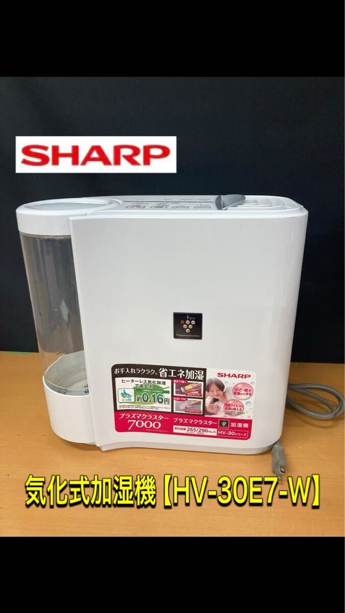 堀) SHARP 気化式加湿機 HV-30E7-W プラズマクラスター 7000 シャープ プラズマクラスター加湿器 HV-30シリーズ (251105 K-4)拍卖