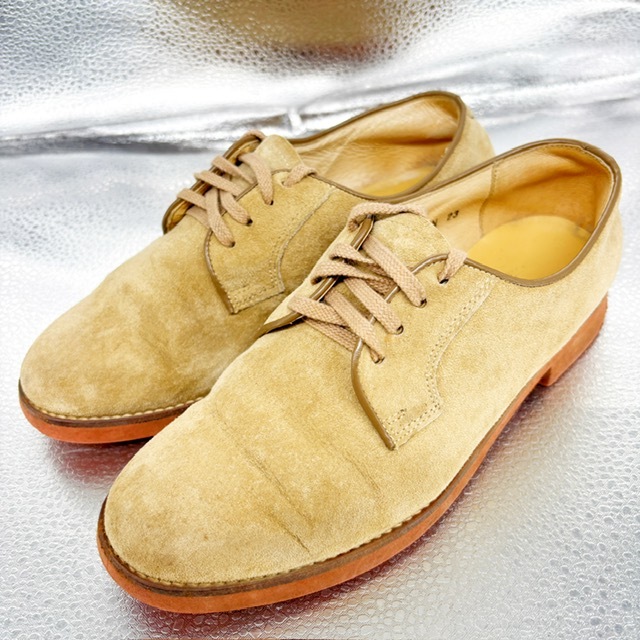 ★大塚製靴ハッシュパピー★プレーン/23.0cm/カジュアルシューズ/ショートブーツ/ビジネスシューズ/スエード/ベージュ拍卖