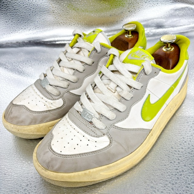 ★NIKE ナイキ★スニーカー/24.5cm/カジュアルシューズ/ショートブーツ/スポーツシューズ/ホワイトグリーン拍卖