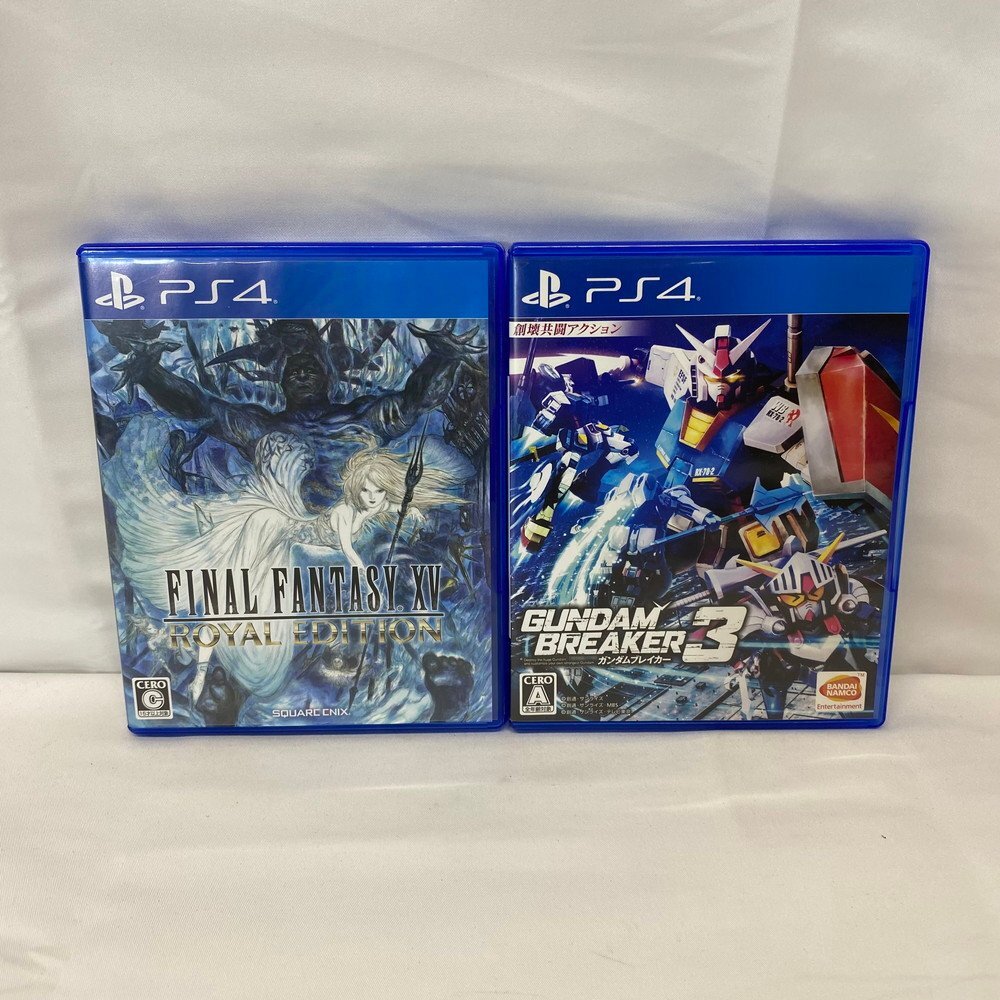 【5P1511】1円スタート プレイステーション4 プレステ4 PS4 ソフト2点まとめ ガンダムブレイカー3 ファイナルファンタジーⅩⅤ 動作確認済拍卖