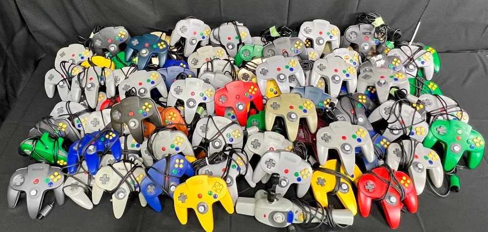 【16PG192】1円スタート NINTENDO 64 ニンテンドー コントローラー 大量まとめ 純正 非純正 釣りコン など ゲームアクセサリー 現状品拍卖