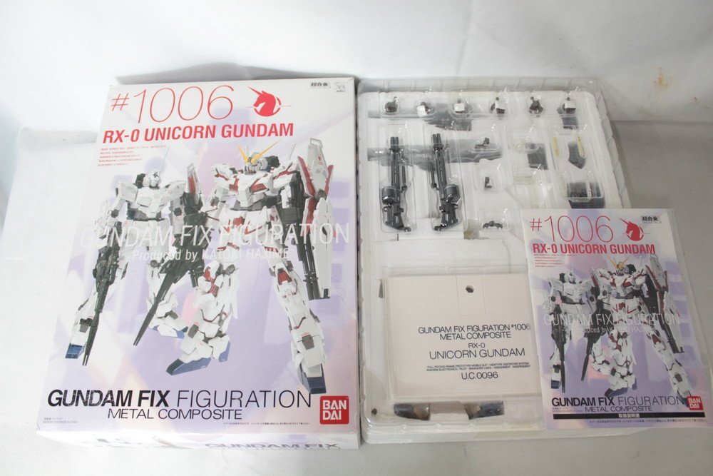 【1P3771】バンダイ GUNDAM FIX FIGURATION METAL COMPOSITE #1006 RX-0 機動戦士ガンダムUC ユニコーン 超合金 ガンプラ フィギュア拍卖
