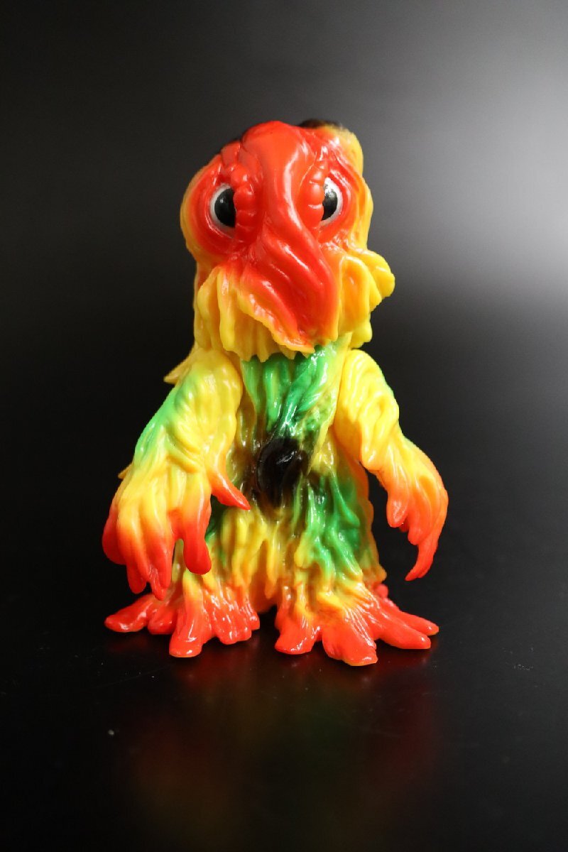 【6P3780】1円スタート CCP ミドルサイズ ヘドラ ソフビ フィギュア 全高約12cm カラフル ゴジラ対ヘドラ 特撮 怪獣 東宝 現状品拍卖