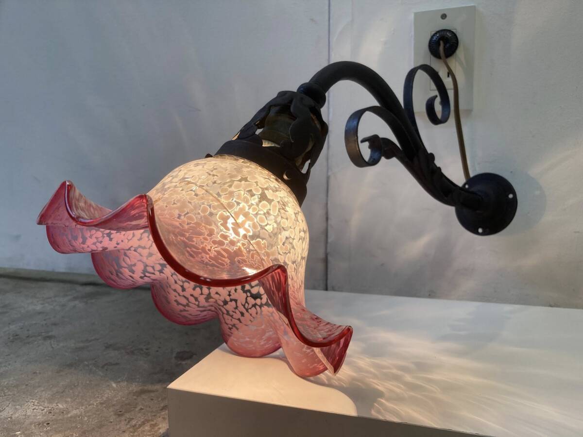 ★大正時代のブラケットと吹雪の電笠つき!★拍卖