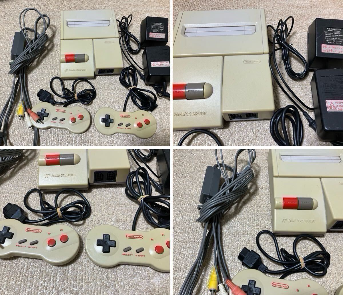ニューファミコン本体・ソフト多数・付属品まとめ拍卖