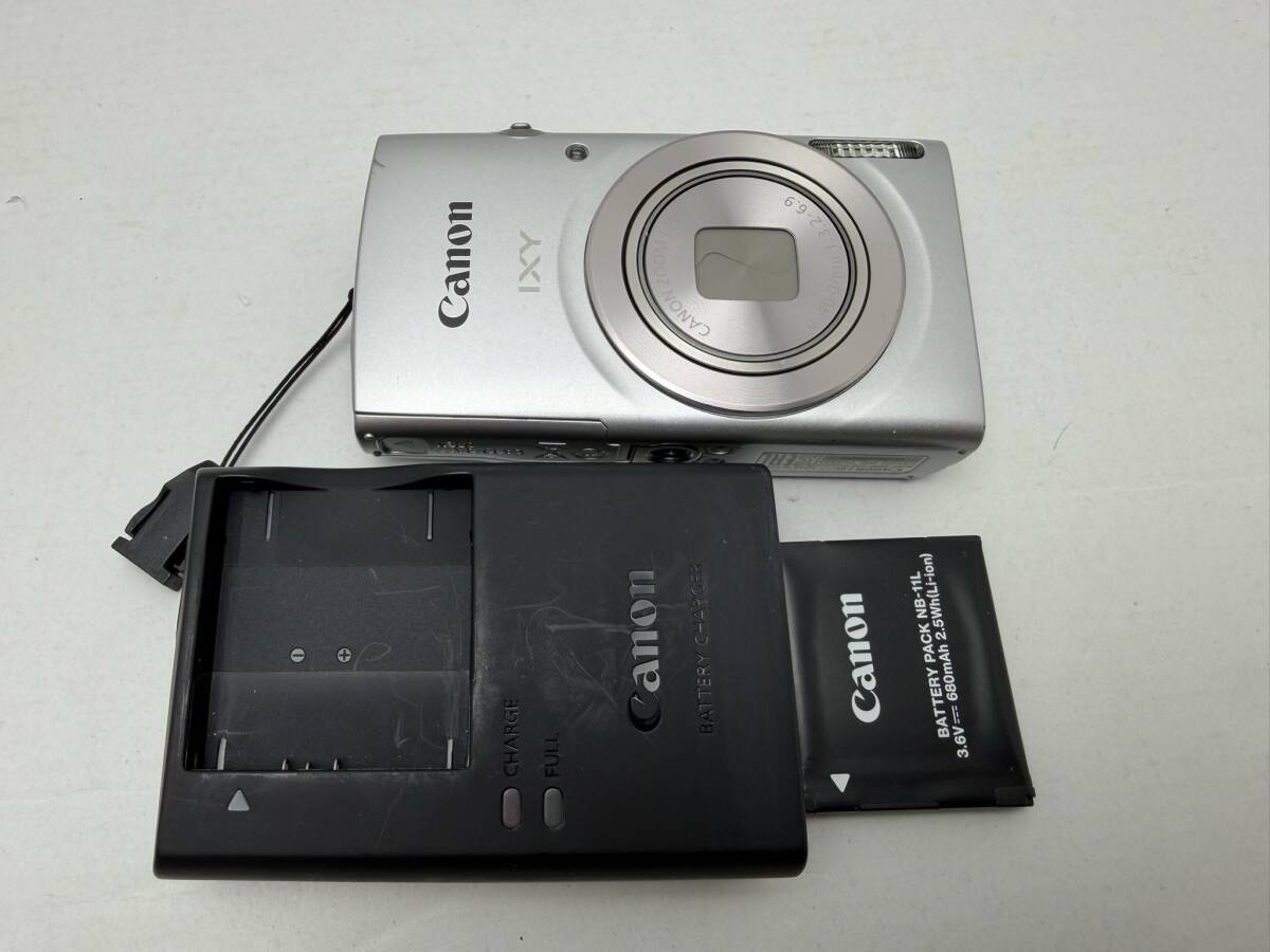 ◆キャノン IXY200 PC2333 コンパクトデジタルカメラ デジカメ シルバー 本体+充電器+バッテリ◆R5430②-5拍卖