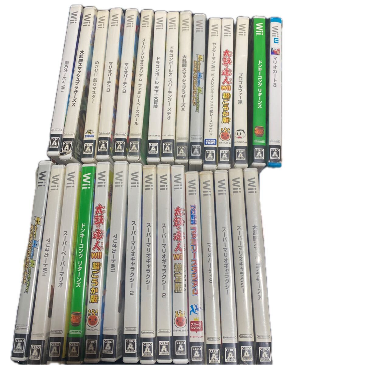 Wii WiiU ソフト 30本まとめ マリオカート 太鼓の達人 ポケモン スーパーマリオ 送料無料拍卖