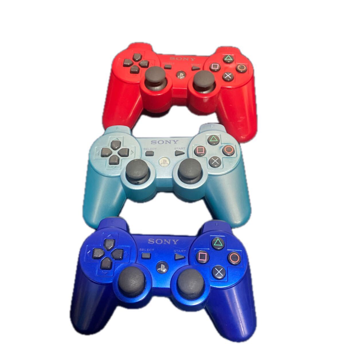 SONY ソニー PS3 DUALSHOCK3 ワイヤレスコントローラー プレイステーション3 コントローラー CECHZC2J 3個セット 送料無料拍卖