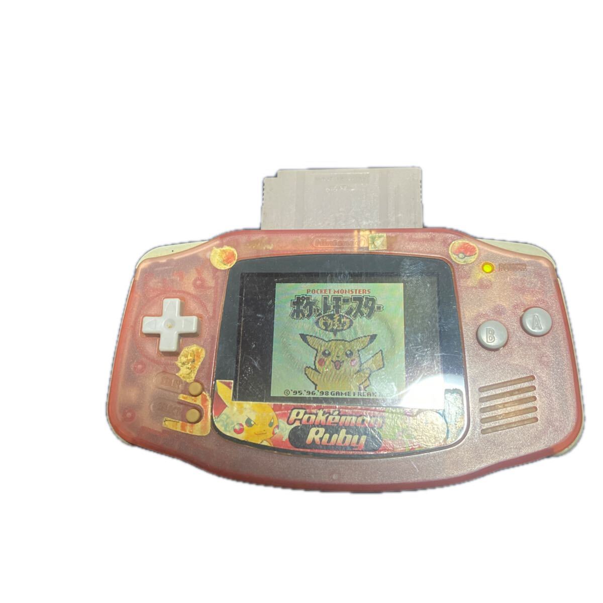 GAMEBOY ADVANCE ゲームボーイアドバンス 任天堂 Nintendo AGB-001 ミルキーピンク GBA ニンテンドー 読込確認済み 送料無料拍卖