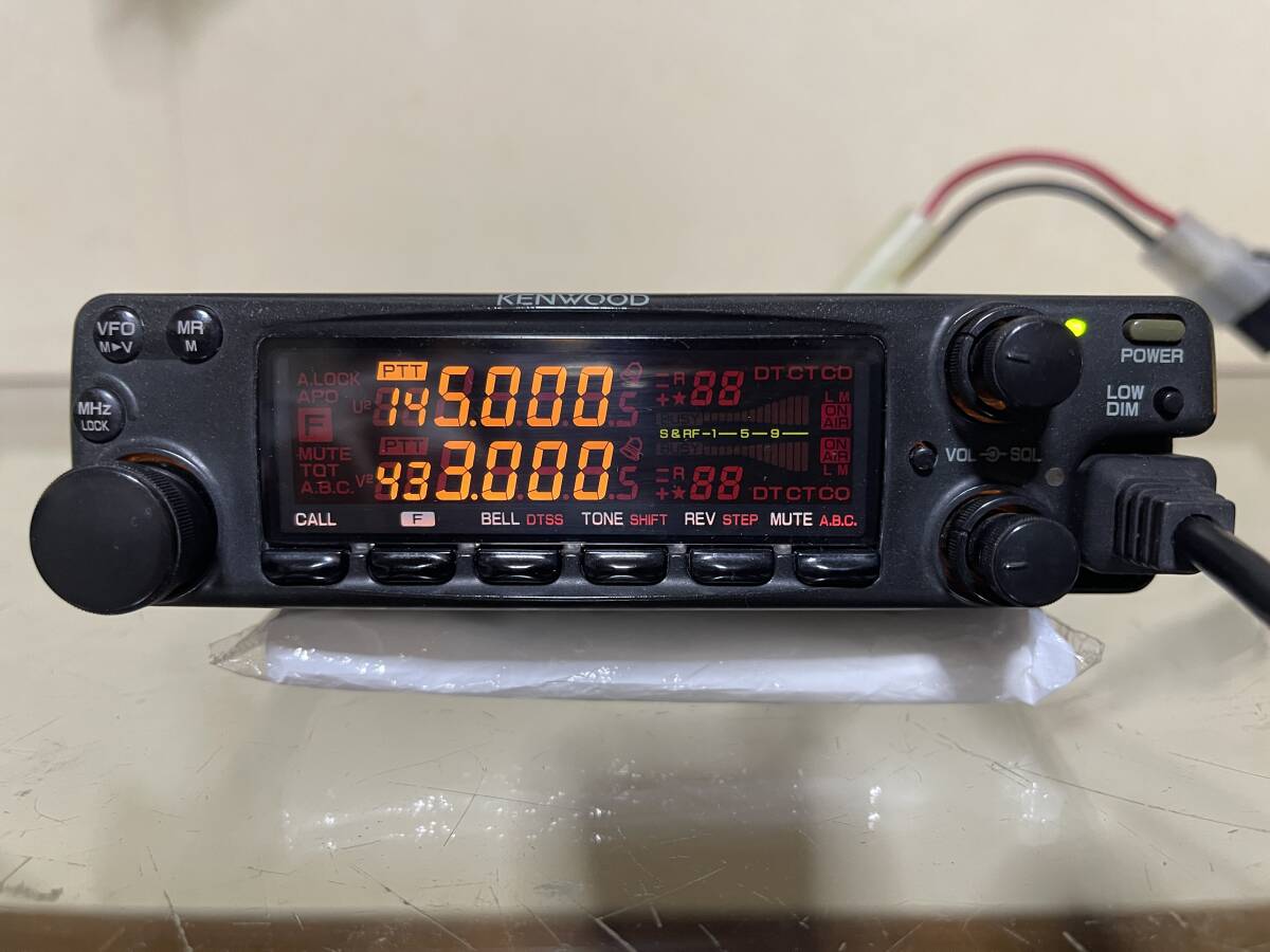 ケンウッド TM-732 144/430MHzデュアルバンド マイク VxV UxU受信可 KENWOOD拍卖