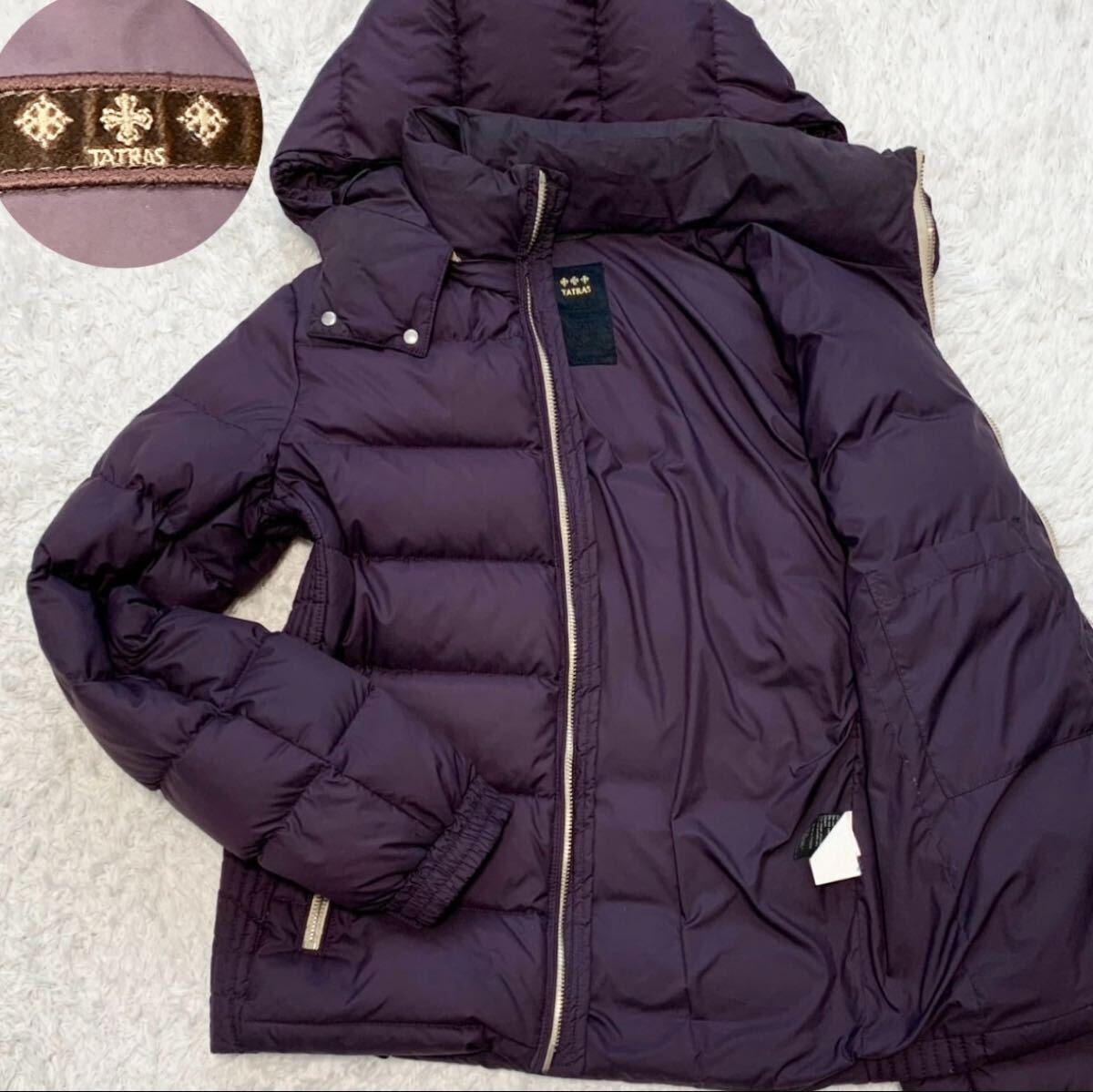 【希少カラー!入手困難】タトラス TATRAS トゥモローランド別注 メンズ ダウンジャケット ペスケ PESCHE フード着脱可 2way サイズ2 拍卖