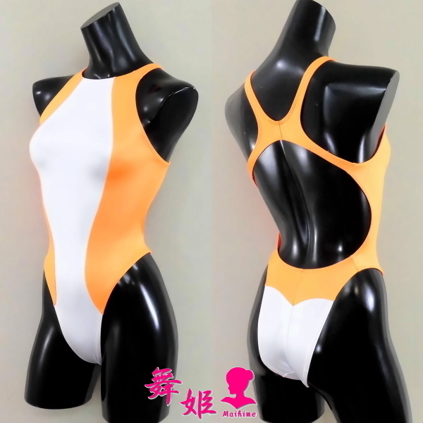 (235Laa-T81)競泳型ツートーンルドルフ(艶光沢オレンジ)拍卖