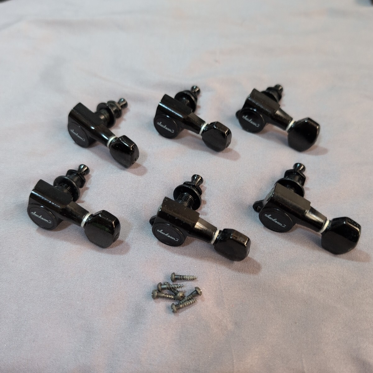 80年代 TM ロゴ Jackson GOTOH ロトマチック ペグ ジャクソン シャーベル ゴトー Charvel 黒 ブラック拍卖