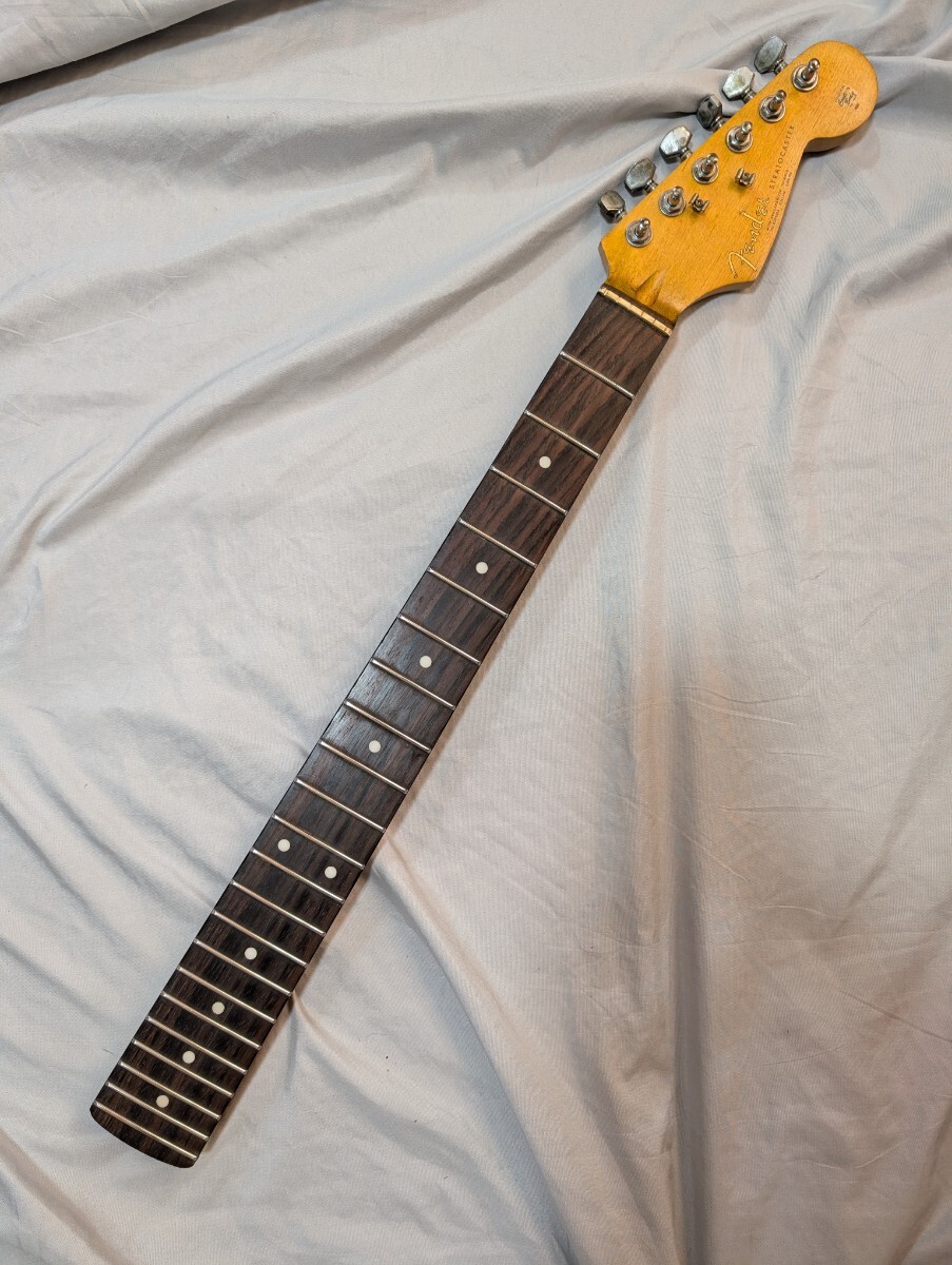 ジャンク レリック加工 ストラト タイプ ネック ローズ指板 ペグ付拍卖