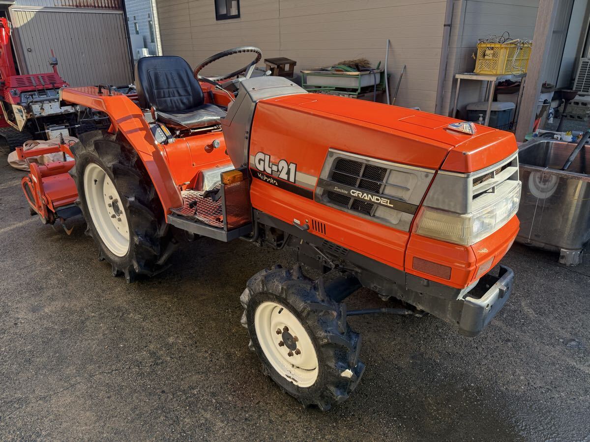 富山発 クボタ トラクター GL21 自動水平 687h 現状拍卖