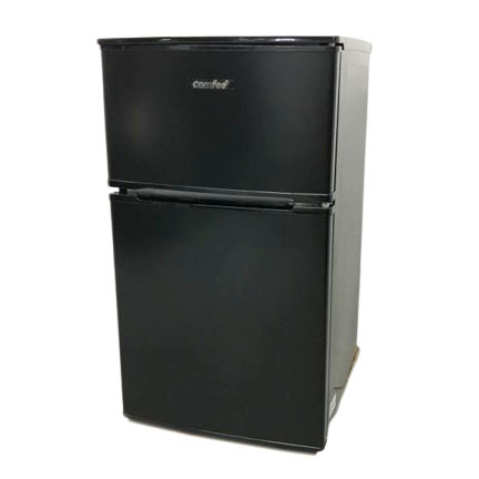 D9766YO ■1114【美品】冷凍冷蔵庫 90L 右開き 2ドア コンフィー RCT90BL(E) 25年製 耐熱天板家電拍卖