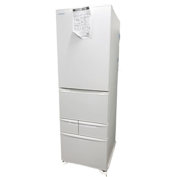 D9478YO ■1110【未使用・B品】冷凍冷蔵庫 411L 右開き 5ドア 東芝 GR-W41GK(WU) 25年製 野菜室がまんなか家電拍卖