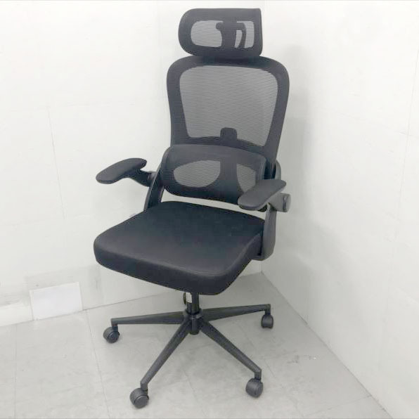 D7101YO ◆1110_10凹【美品】オフィスチェア デスクチェア メッシュチェア SIHOO M101B 椅子 イス家具拍卖