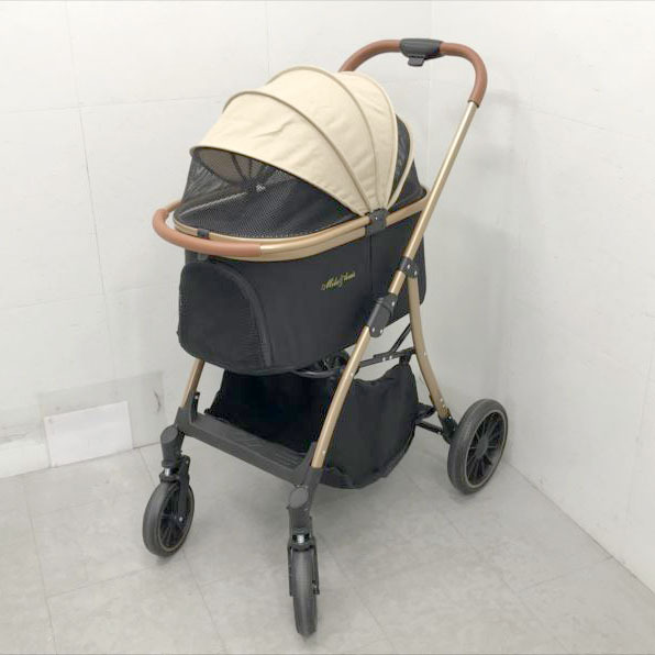 D8762YO ◆1110_2凹【美品】ペットカート バギー 分離型 犬 猫 MILA&LOUIS G5SJ03 折りたたみ可能ペット用品拍卖