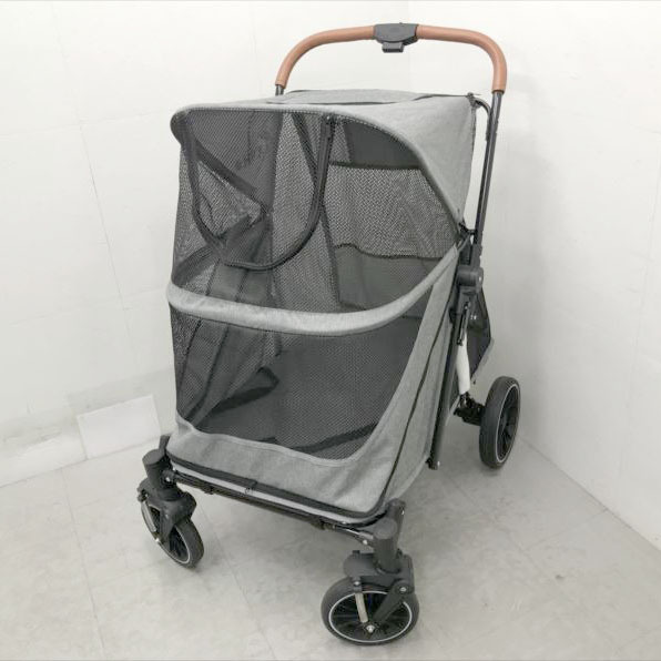 D6513YO ◆1110_12凹【美品】ペットバギー キャリー 分離型 OXSITO ペットカート 犬 猫 折りたたみペット用品拍卖