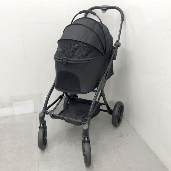 D7151YO ◆1110_10凹【美品】ペットカート キャリー 分離型 AP LAB PSG-03 サスペンション付き 折りたたみ 犬 猫ペット用品拍卖