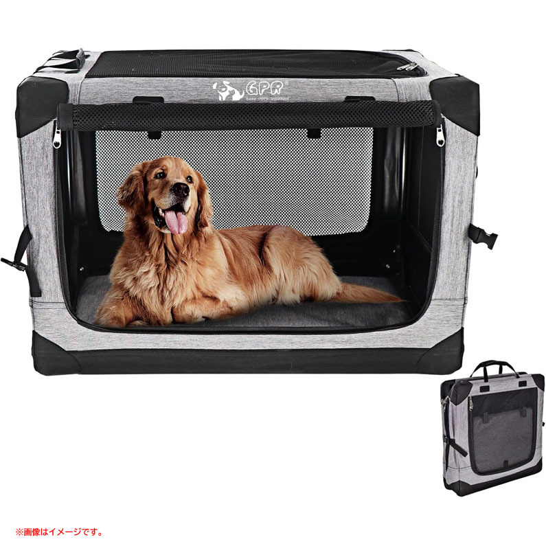 D9231YO ◆1103【アウトレット品】ペットキャリー ケージ クレート GPR CWL01 犬 猫 折りたたみ式 4面メッシュ未使用 ペット用品拍卖