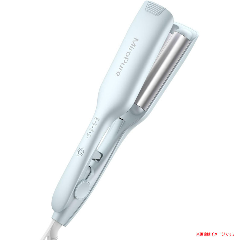 D9315YO ◆1104【アウトレット品】ヘアアイロン カール ウェーブ MroPure 803A(Blue) 美容機器未使用 家電拍卖
