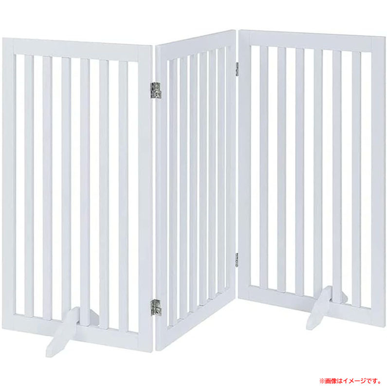 D9005YO ◆1110_1凹【アウトレット品】ペットゲート 置くだけ簡単 木製 unipaws JP5024 折りたたみ式 伸縮可能未使用 ペット用品拍卖