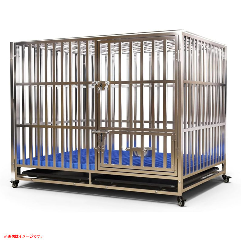 D6768YO ◆1110_10凹【アウトレット品】犬用 ケージ ペットケージ ハウス OLMMT OL-9989 ステンレス未使用 ペット用品拍卖